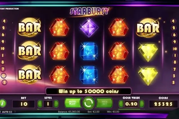 Khám Phá Game Slot Starburst Với Cơ Hội Trúng Thưởng Lớn Tại Nohu90 3 game slot Starburst